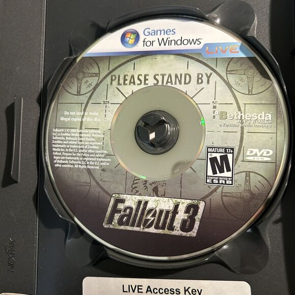 Fallout 3 PC DVD Video Game CIB & Game AddOn Pack The Pitt & Operation: Anchorag - Picture 6 of 8